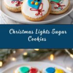 Christmas Lights Royal Icing Sugar Cookies Recipe
