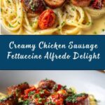 Chicken Sausage Fettuccine Alfredo Recipe