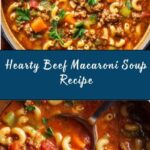 Beef and Macaroni Soup Recipe