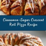 Cinnamon-Sugar Pizza Made with Crescent Rolls Recipe