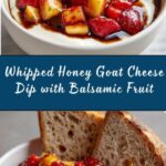 Whipped Honey Goat Cheese Dip with Balsamic Fruit Recipe