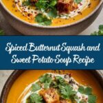 Spiced Butternut Squash and Sweet Potato Soup Recipe