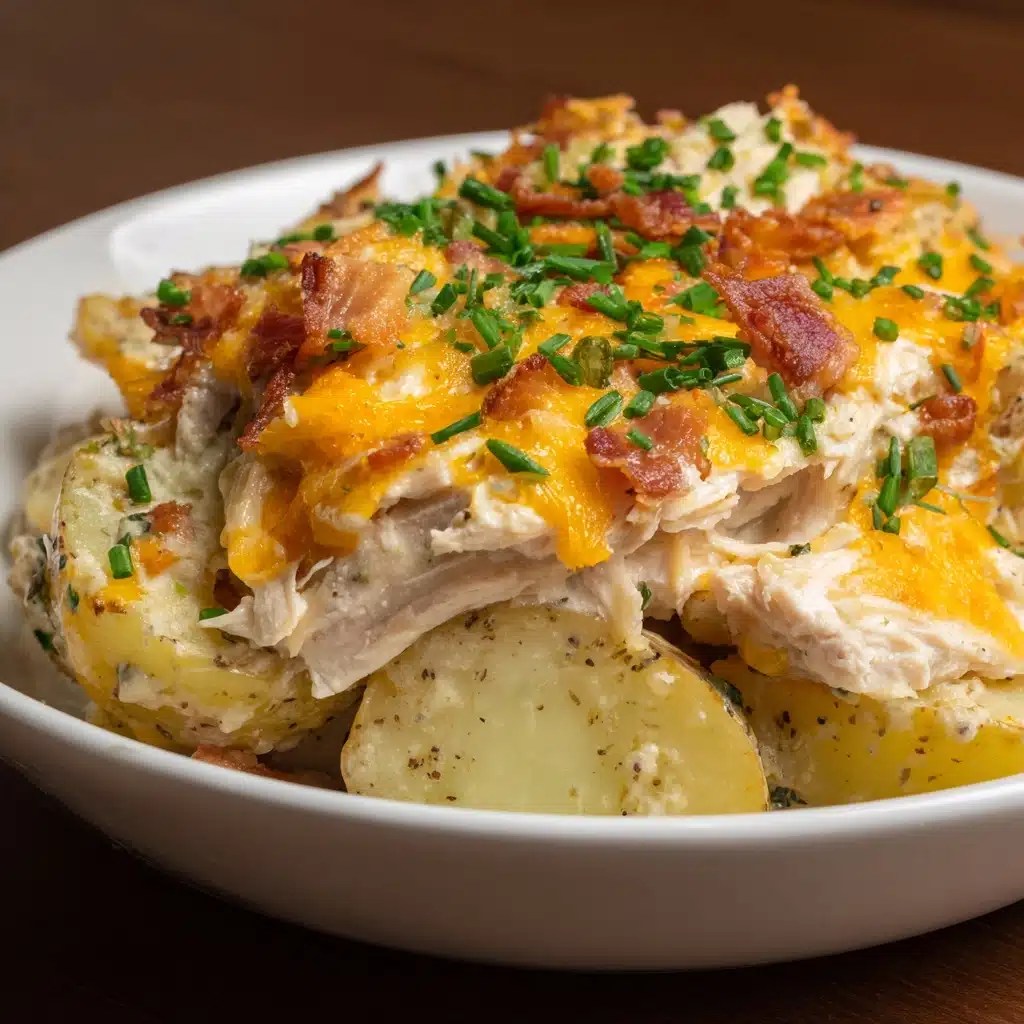 Loaded Potato Ranch Chicken Casserole Recipe - Recipe Image