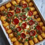 Pizza Tot Casserole Recipe