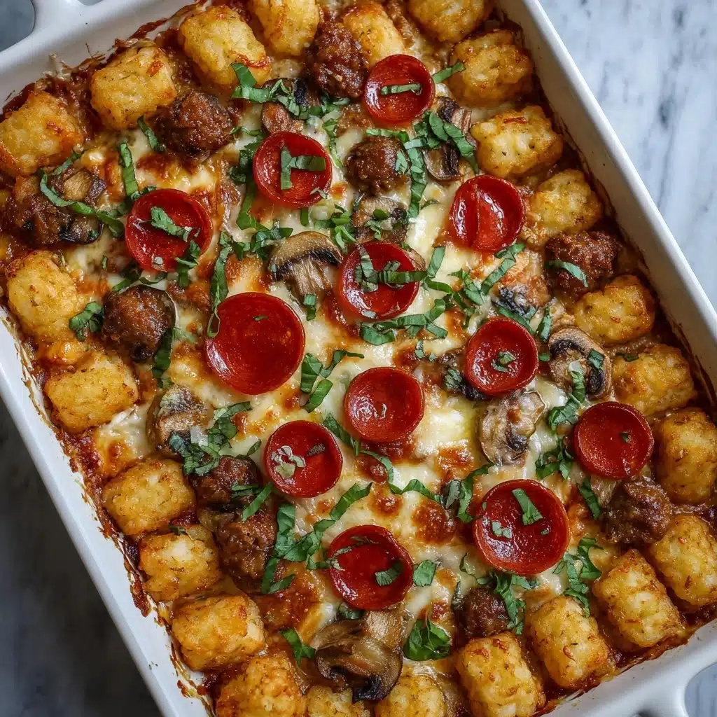 Pizza Tot Casserole Recipe - Recipe Image