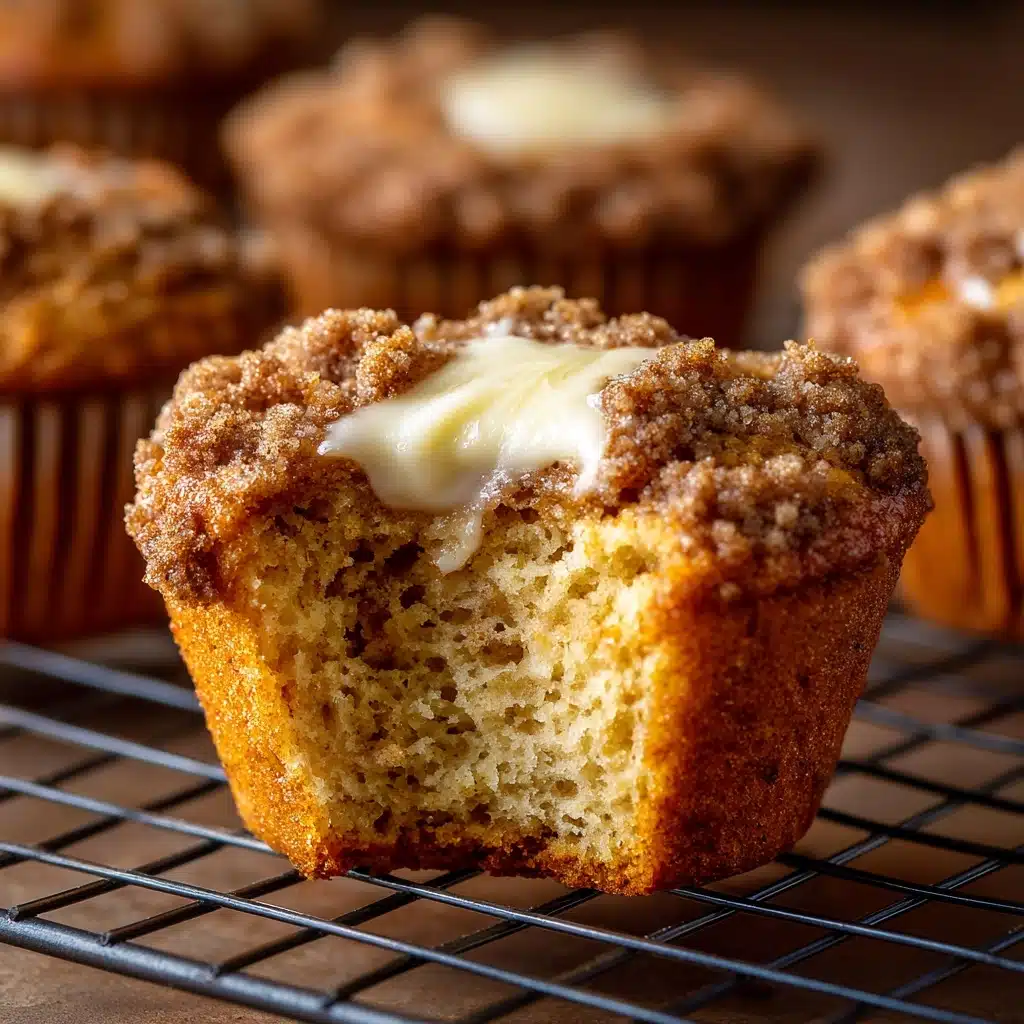 Coffee Cake Greek Yogurt Muffins Recipe - Recipe Image