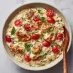 Slow Cooker Creamy Tuscan Chicken Orzo Recipe