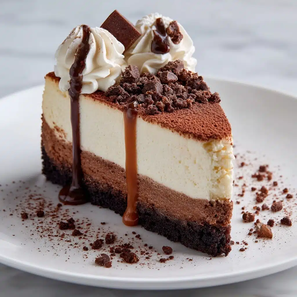 Brownie Bottom Cheesecake Recipe - Recipe Image