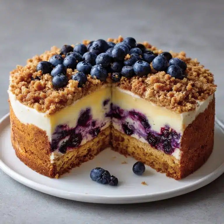 Blueberry Cream Cheese Coffee Cake Recipe