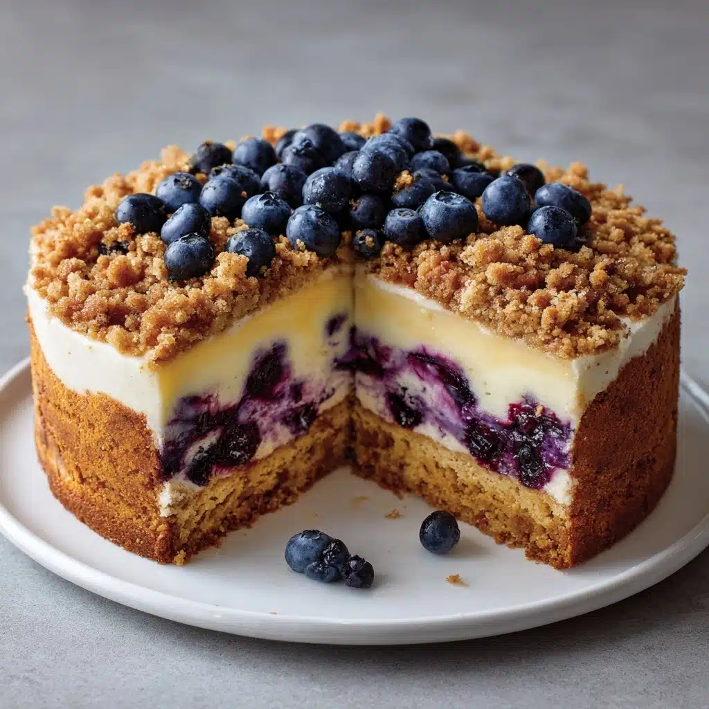 Blueberry Cream Cheese Coffee Cake Recipe