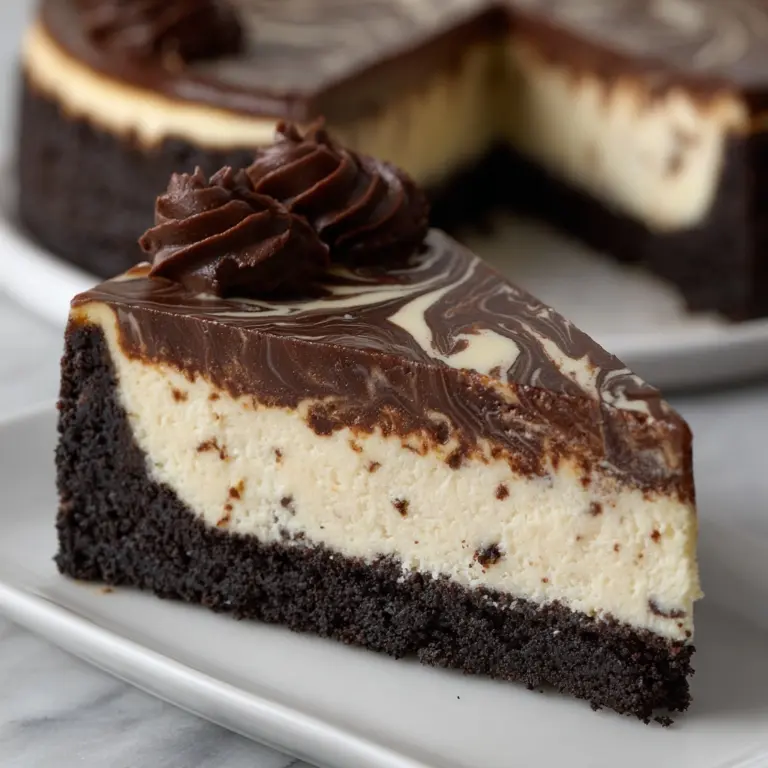 Chocolate Marble Cheesecake Recipe