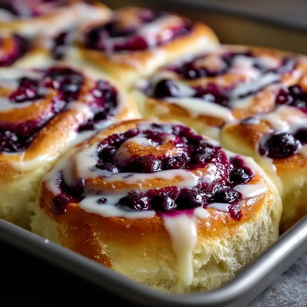 Blueberry Cheesecake Swirl Rolls Recipe