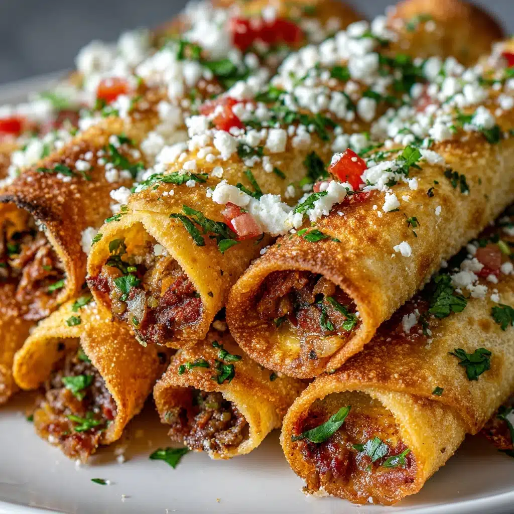 Crispy Chicken Taquitos Recipe - Recipe Image