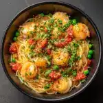 Creamy Garlic Shrimp Pasta Recipe
