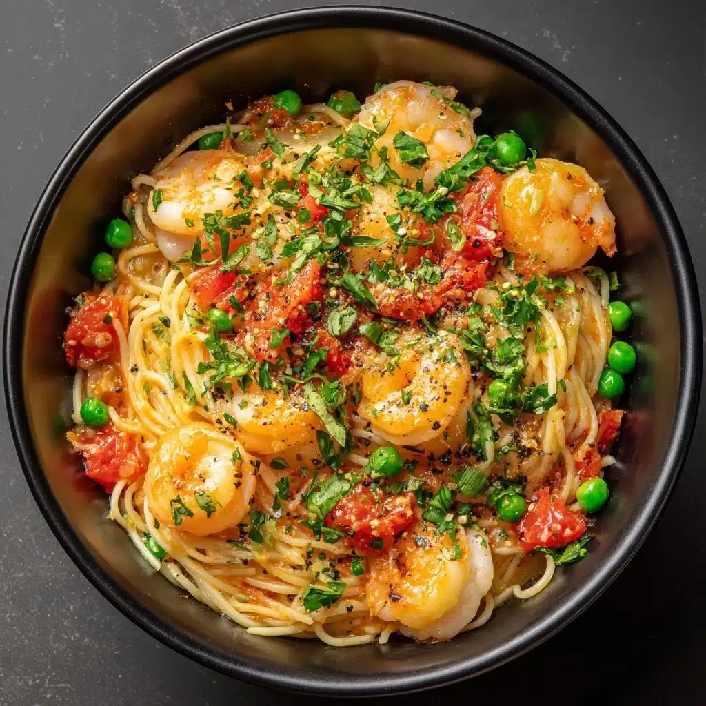 Creamy Garlic Shrimp Pasta Recipe