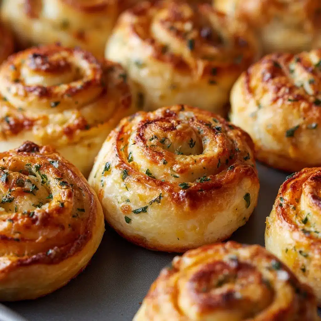 Cheesy Garlic Butter Rollups Recipe