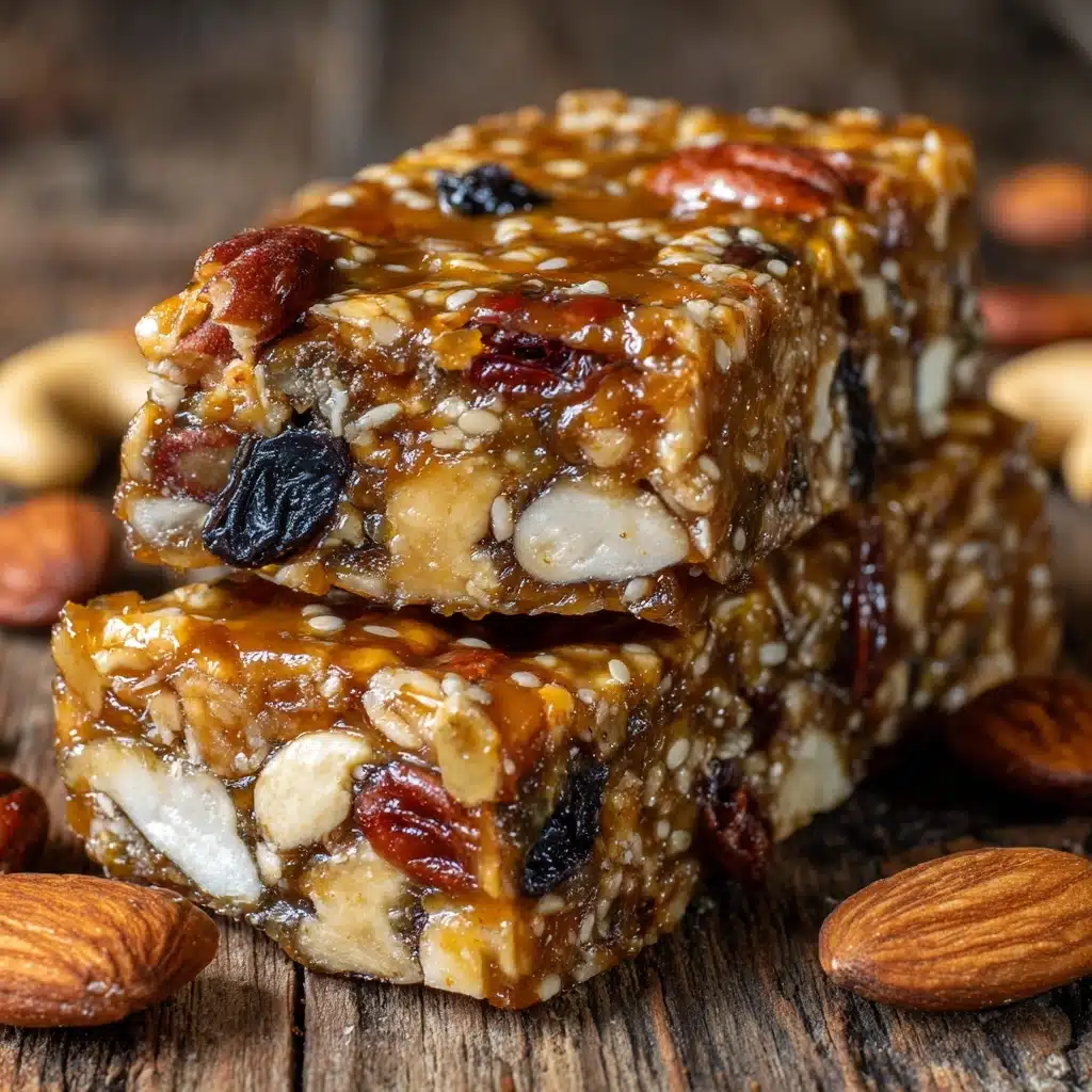 Chewy Homemade Granola Bars Recipe - Recipe Image