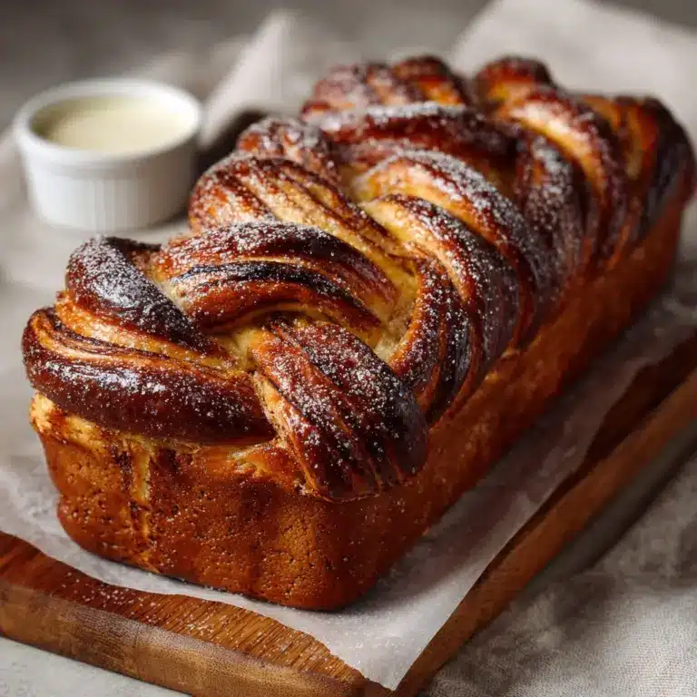 Easy and Fast Cinnamon Twist Loaf Recipe