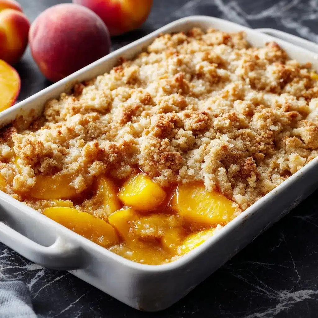 Old-Time Oven Peach Cobbler Recipe - Recipe Image