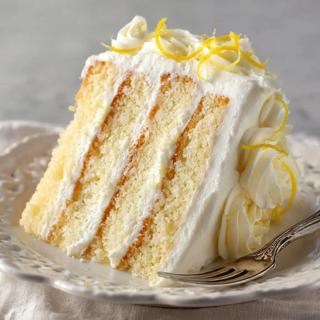 Lemon Velvet Cake with Lemon Cream Cheese Frosting Recipe - Recipe Image