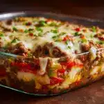 Southern Five-Layer Beef Casserole Recipe