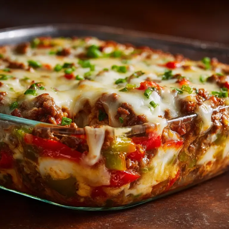 Southern Five-Layer Beef Casserole Recipe