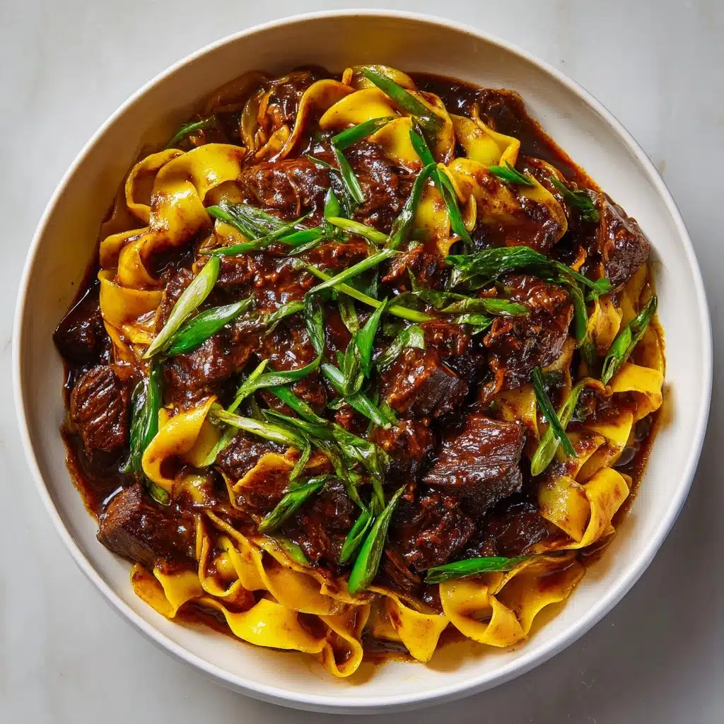 Slow Cooker Korean Beef Noodles Recipe - Recipe Image