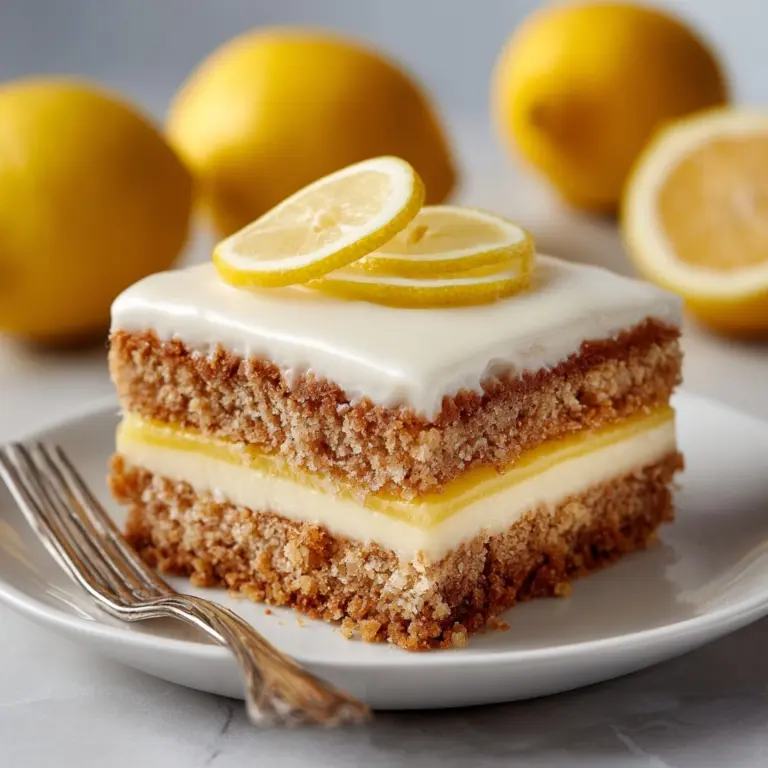 Lemon Icebox Cake Recipe
