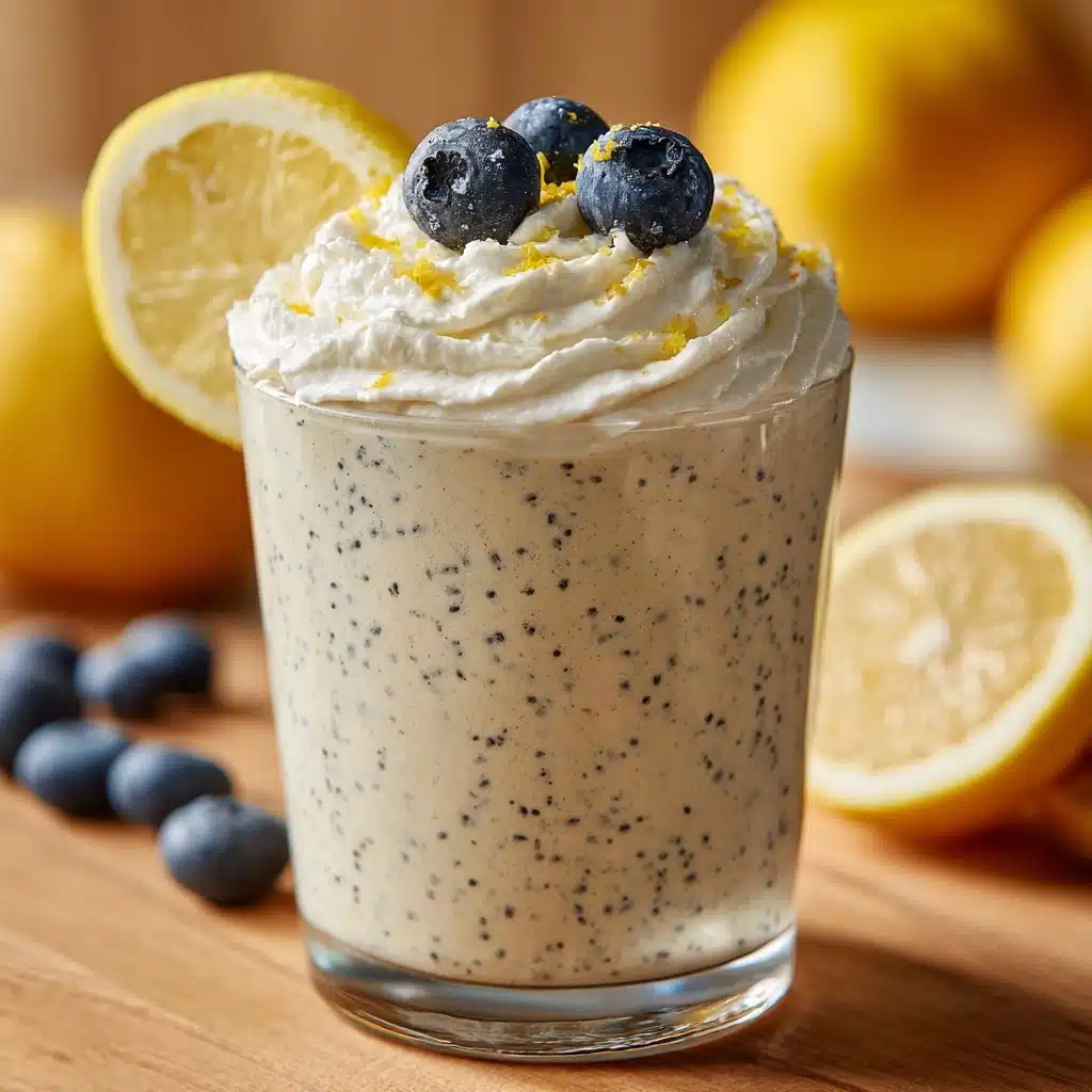 Vegan Lemon Poppy Seed Overnight Oats Recipe - Recipe Image