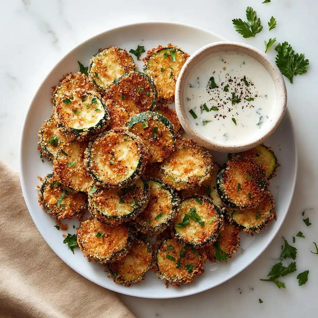 Crispy Baked Zucchini Chips Recipe - Recipe Image