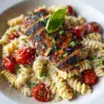 Tomato Basil Pasta with Balsamic Grilled Chicken Recipe