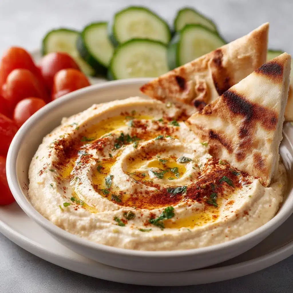 The Best and Easiest Hummus Recipe - Recipe Image