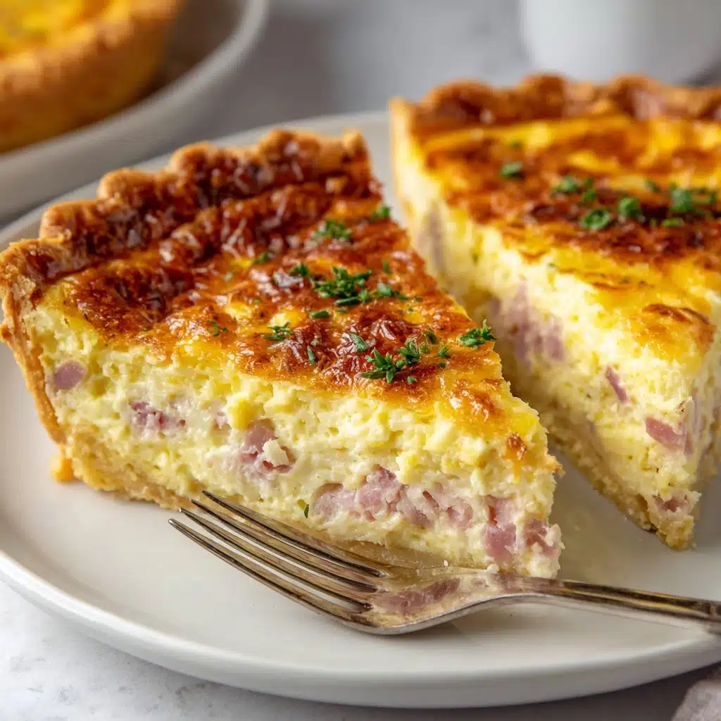 Crockpot Ham and Cheese Breakfast Quiche for a Hassle-Free Morning Recipe - Recipe Image