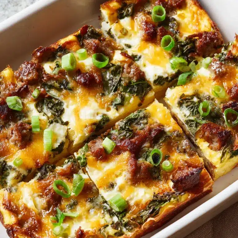 Sausage & Egg Keto Breakfast Casserole Recipe