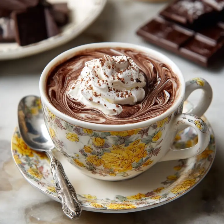 Chocolat Chaud (French Hot Chocolate) Recipe