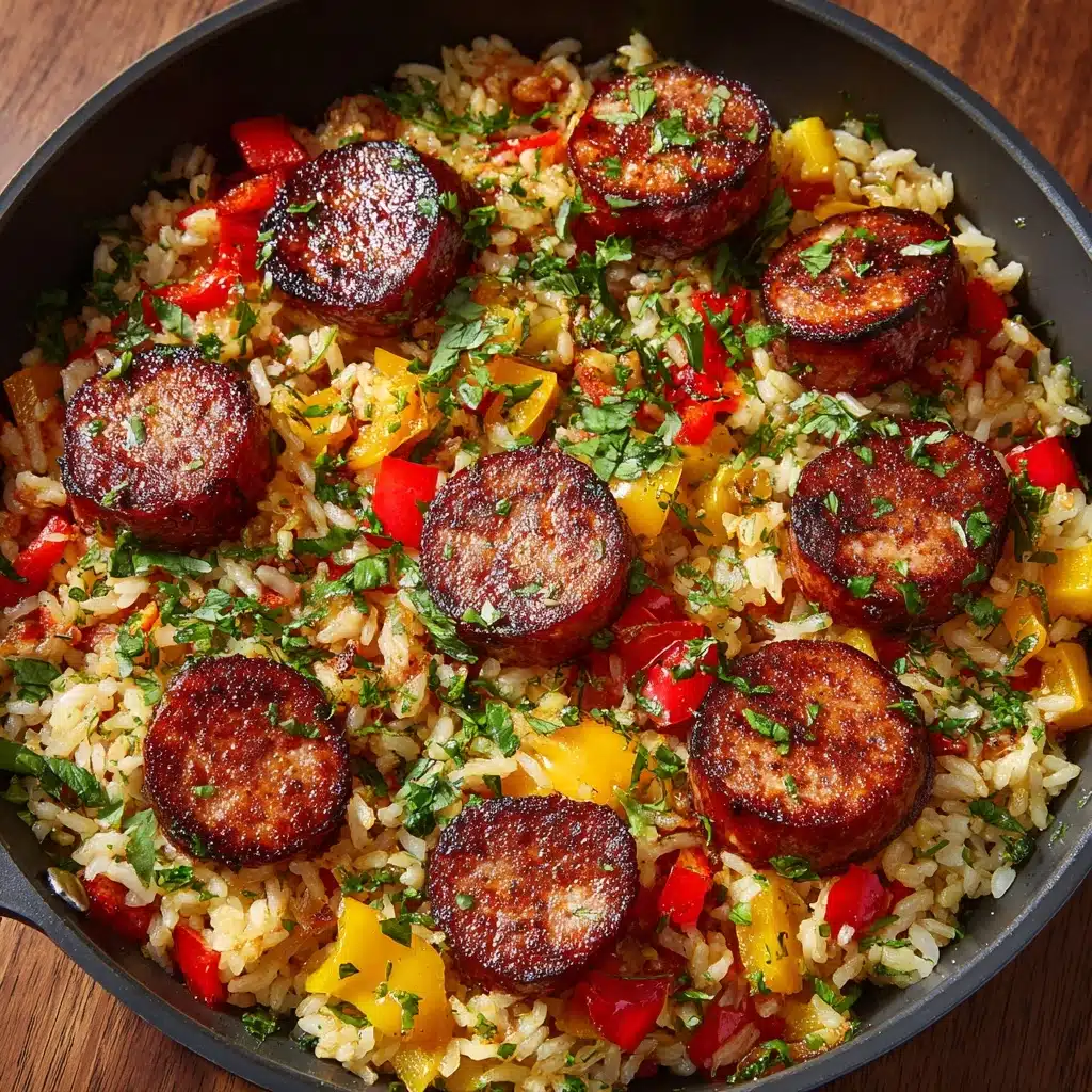 Sausage and Rice Skillet: A Flavor-Packed One-Pan Meal Recipe - Recipe Image