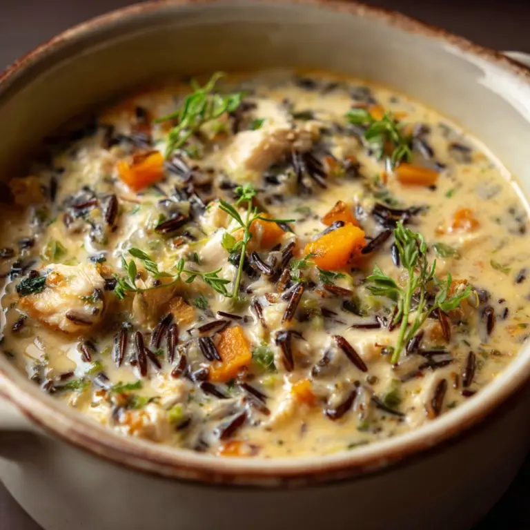 Creamy Chicken Wild Rice Soup Recipe