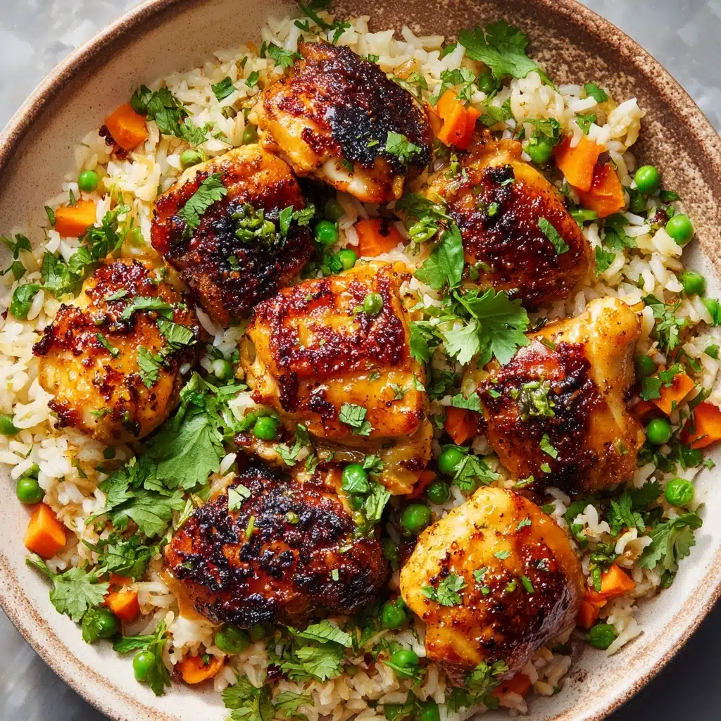 One Pan Chipotle Honey Chicken and Rice Recipe - Recipe Image
