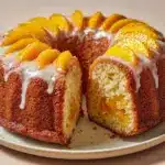 Peach Buttermilk Pound Cake Recipe