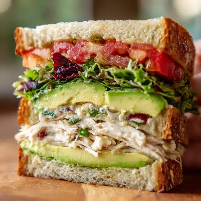 Honey Mustard Turkey Avocado Sandwich Recipe