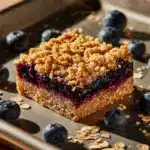 Blueberry Oatmeal Breakfast Bars Recipe