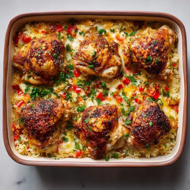 Italian Chicken Rice Casserole Recipe