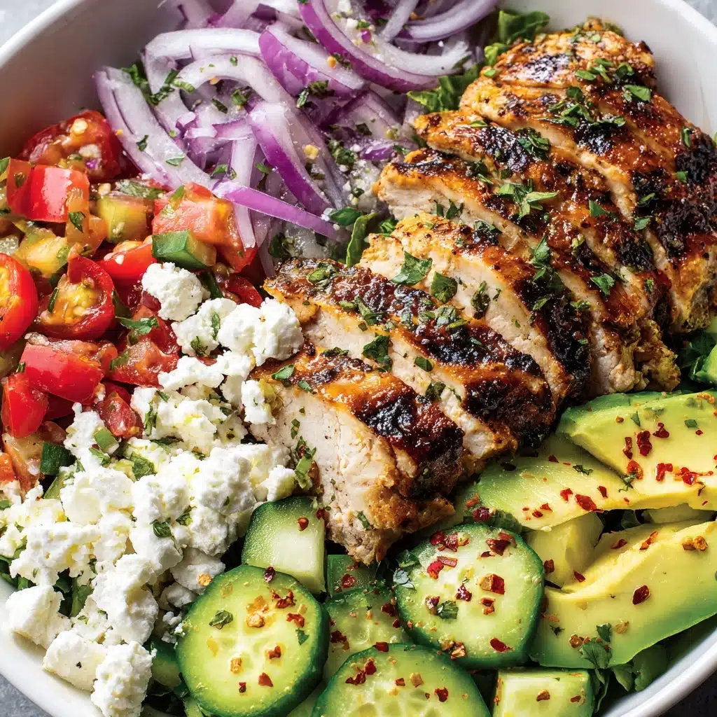 Greek Avocado Chicken Salad Recipe - Recipe Image
