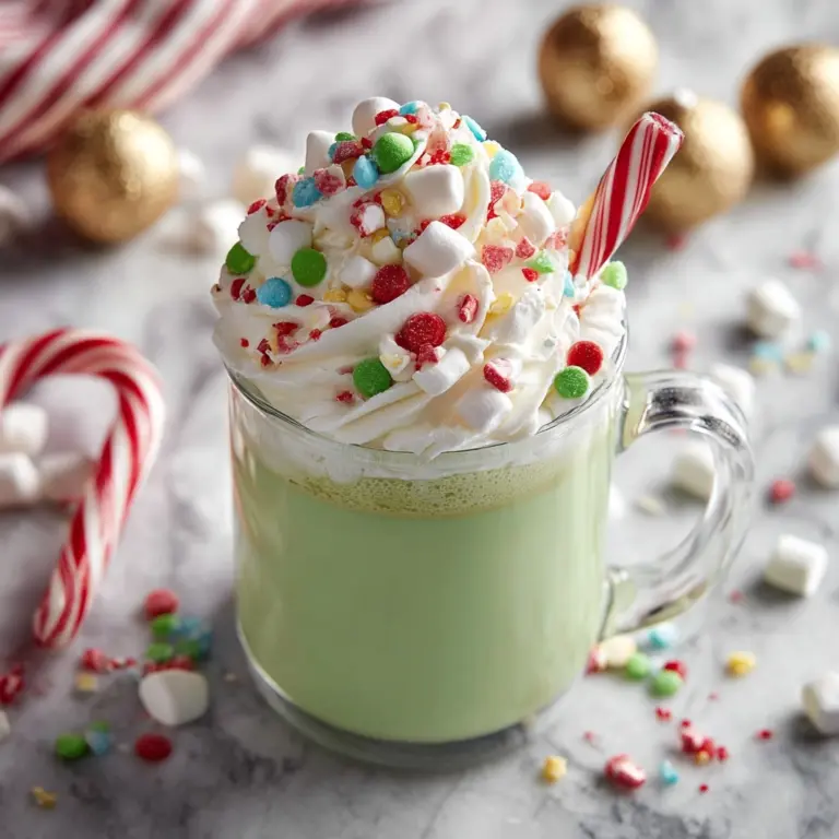 Grinch Hot Chocolate Recipe