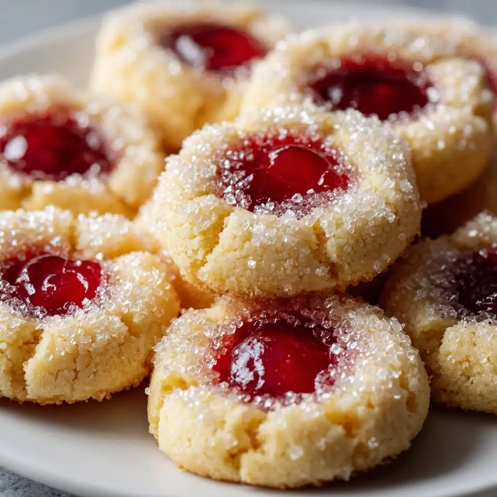 Cherry Almond Amish Sugar Cookies Recipe - Recipe Image
