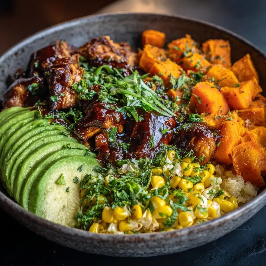 BBQ Chicken Sweet Potato Bowl Recipe - Recipe Image