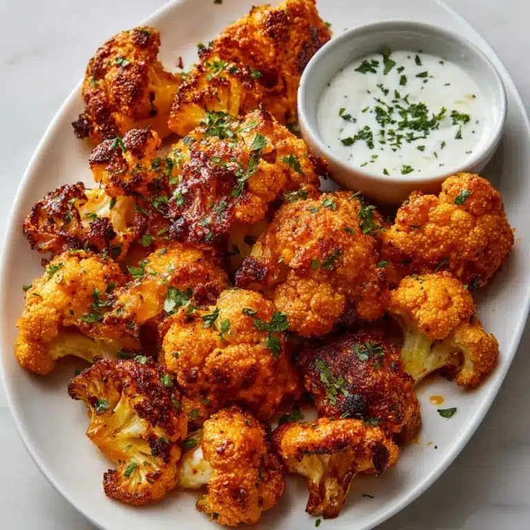 Air Fryer Cauliflower Wings Recipe