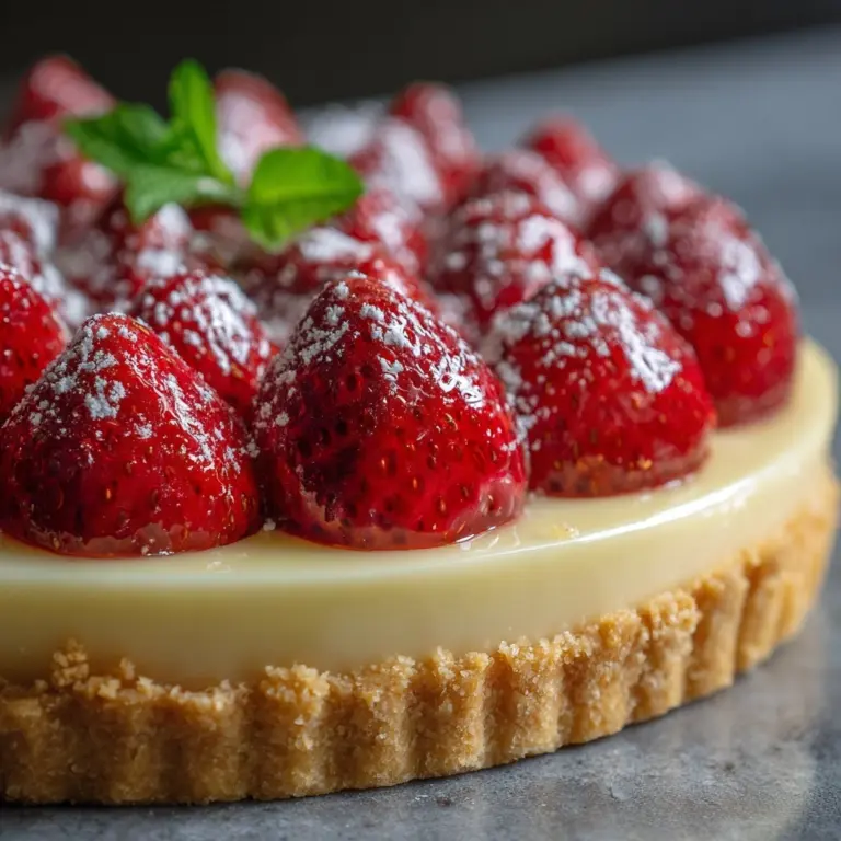 Traditional French Strawberry Tart Recipe