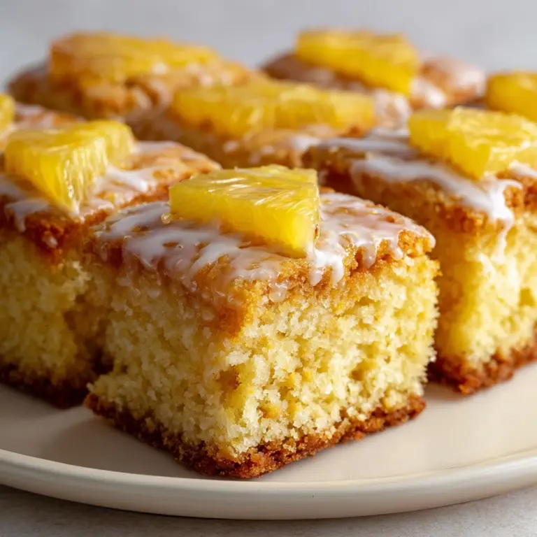Pineapple Condensed Milk Cake Recipe