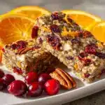 Cranberry, Orange & Pecan Oatmeal Bars Recipe